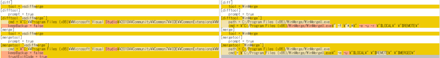 Visual Studio 上の差分比較とマージにWinMergeを使う | おてて動かそう